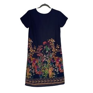 Navy floral dress